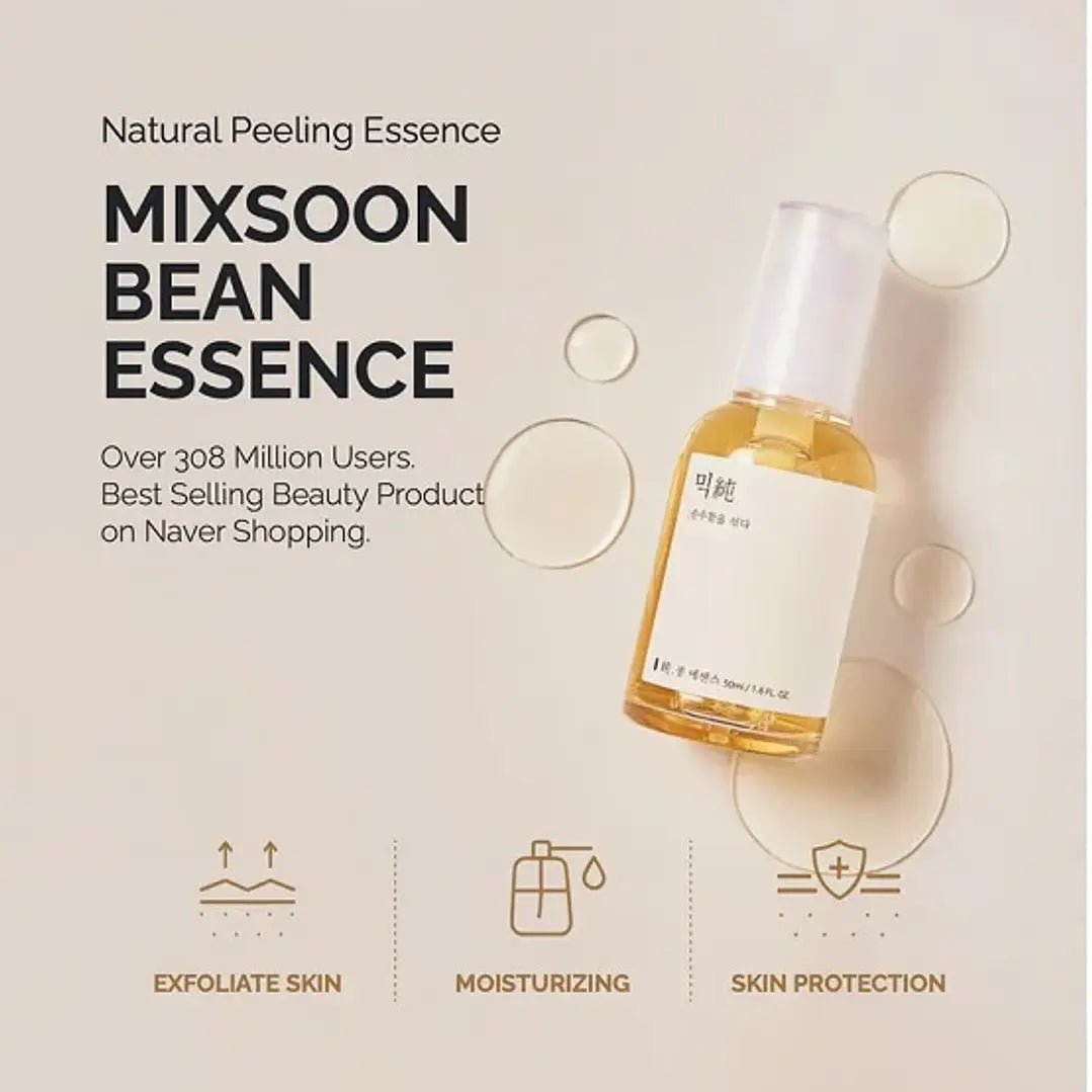Mixsoon Bean Essence - 50ml Serum Exfoliante