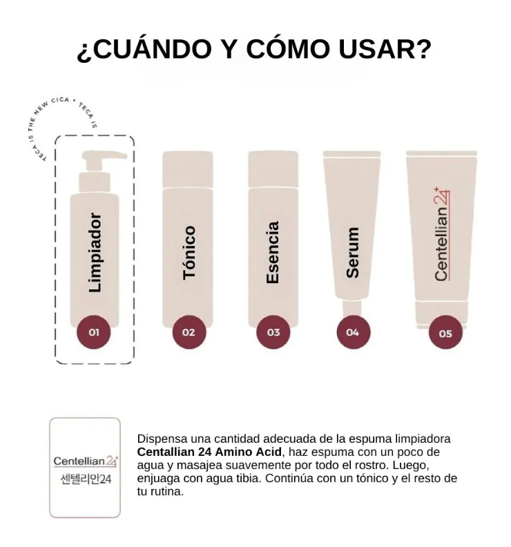 Limpiador Madeca Cleansing Foam - Centellian 24+