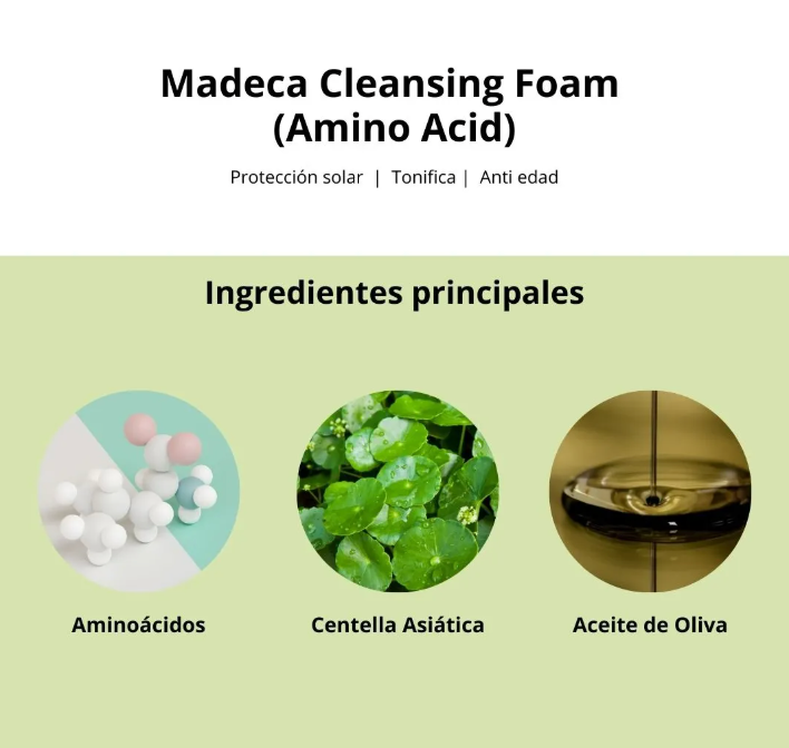 Limpiador Madeca Cleansing Foam - Centellian 24+