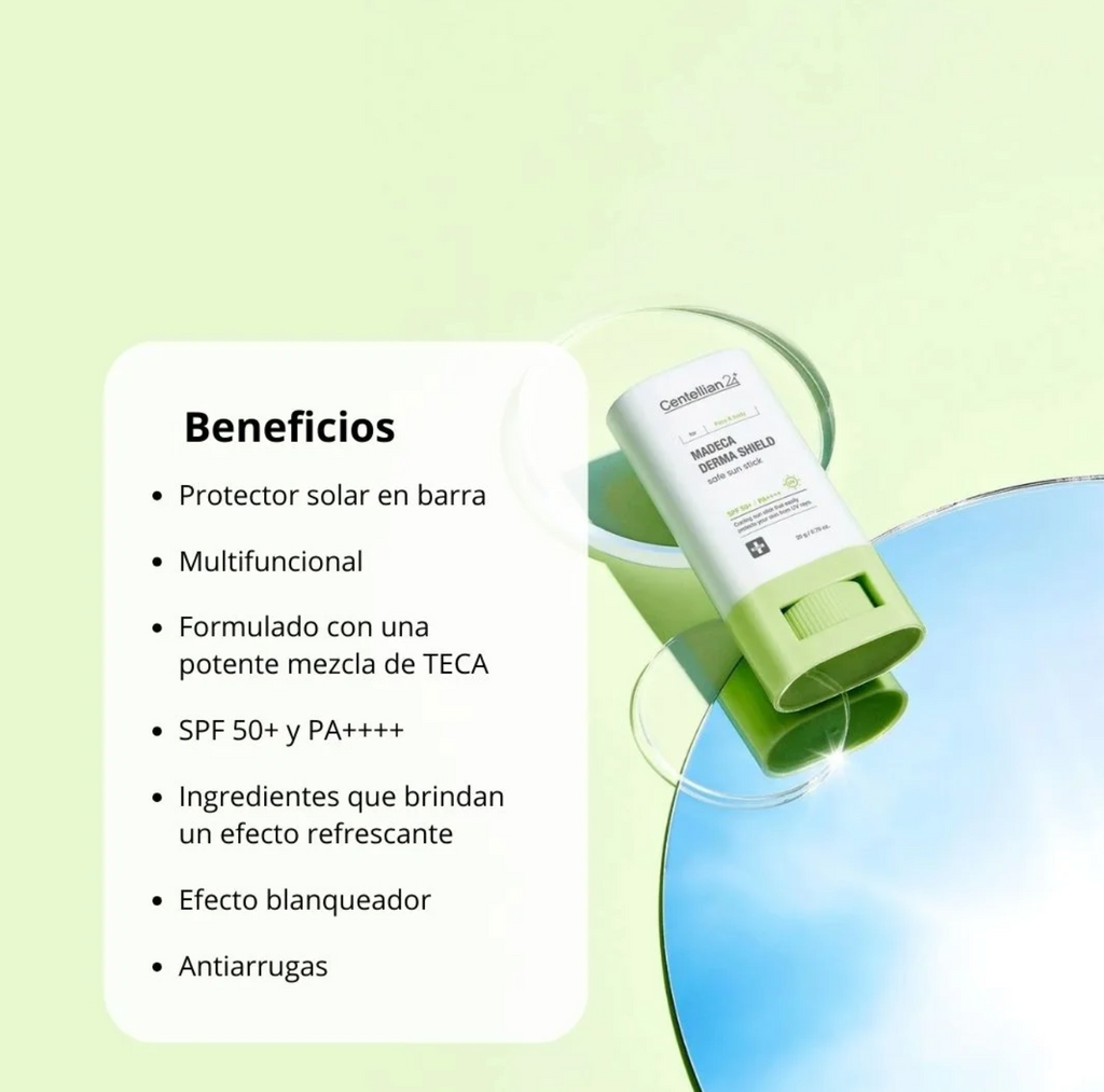 Bloqueador Solar SPF 50+ "Madeca Derma Shield en Stick 20g" - Centellian 24+