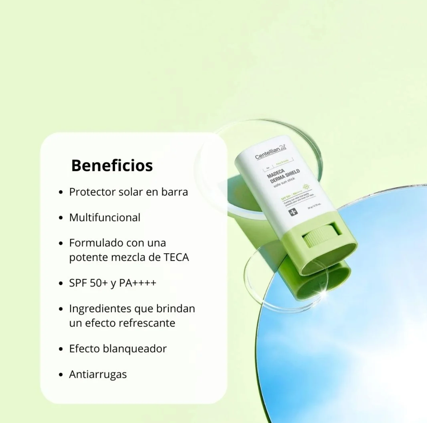 Bloqueador Solar SPF 50+ "Madeca Derma Shield en Stick 20g" - Centellian 24+
