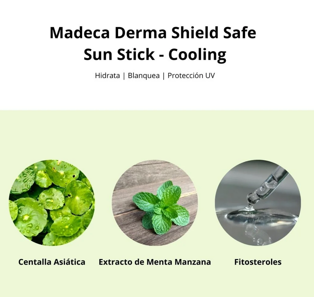 Bloqueador Solar SPF 50+ "Madeca Derma Shield en Stick 20g" - Centellian 24+