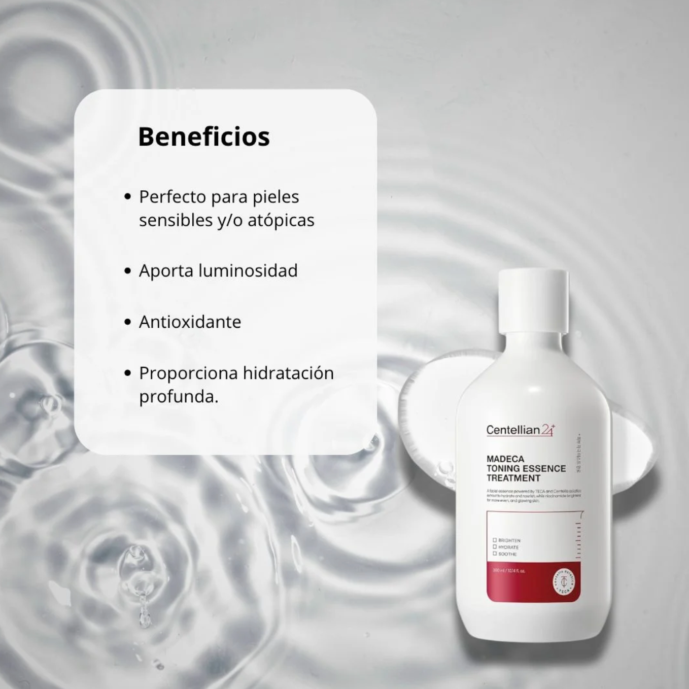 Tónico "Madeca Toning Essence Treatment" 300 ml - Centellian 24+