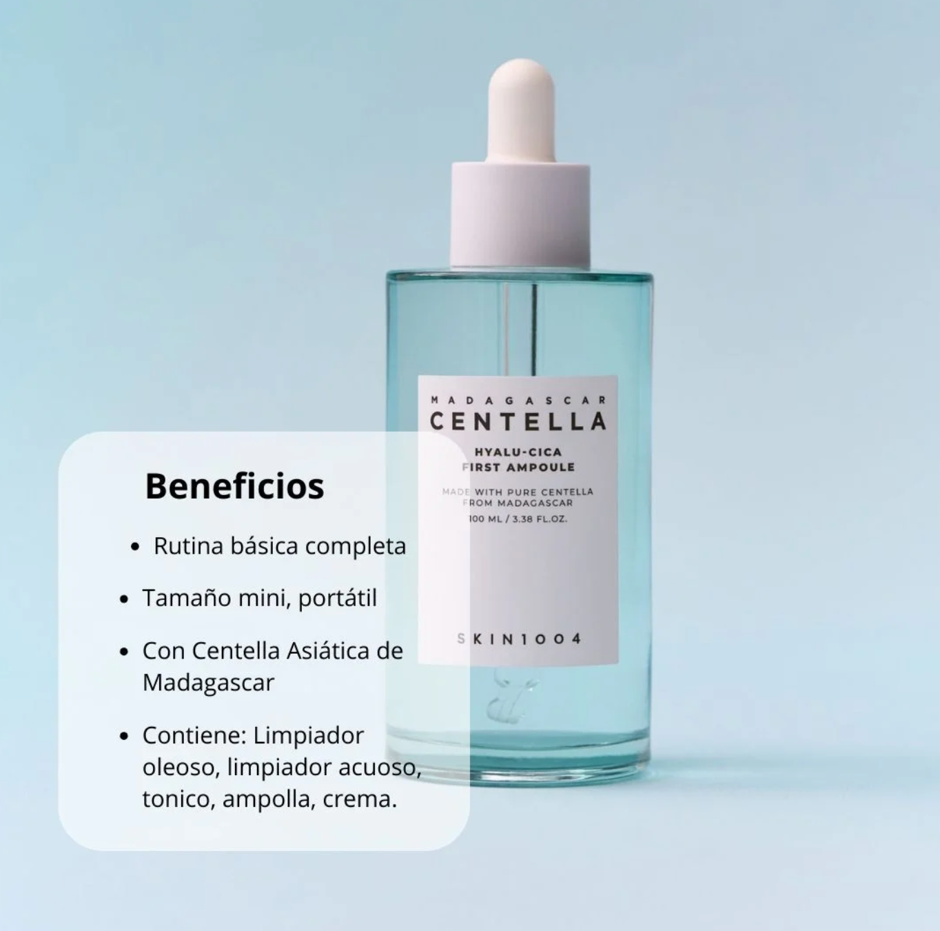 Ampolla Madagascar Centella Hyalu Cica First Ampoule (SKIN1004) 100 ml