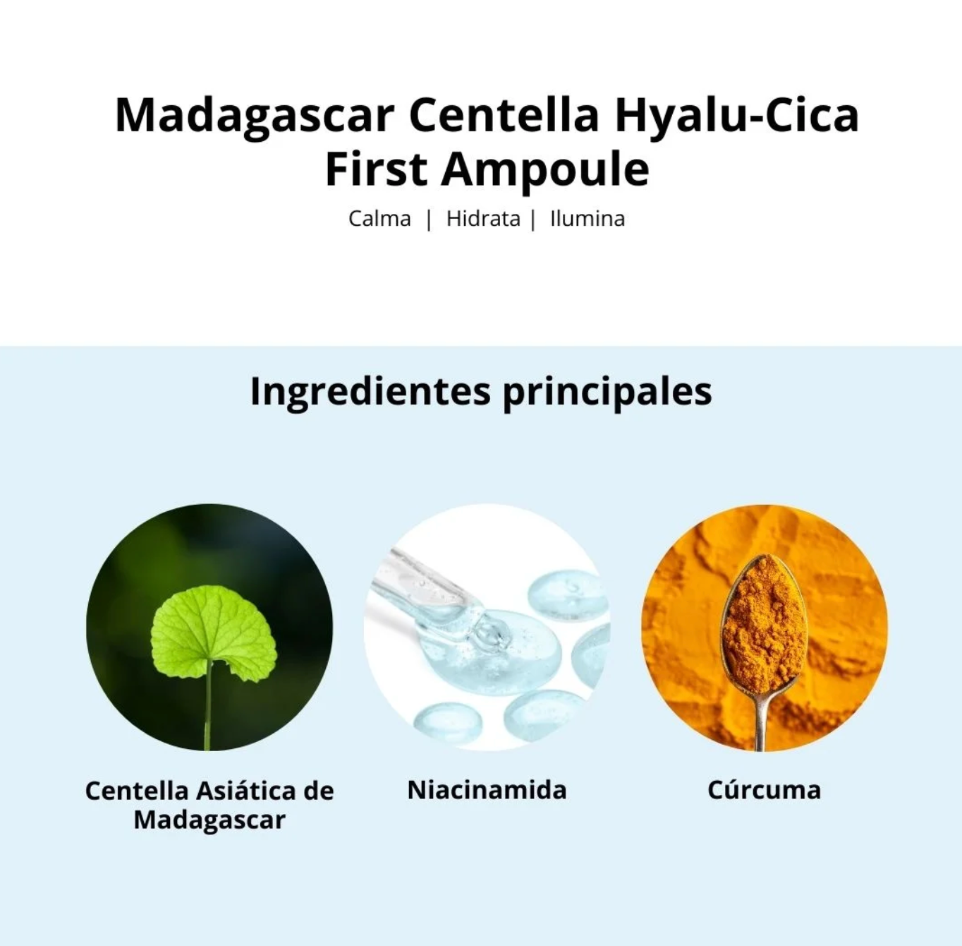 Ampolla Madagascar Centella Hyalu Cica First Ampoule (SKIN1004) 100 ml