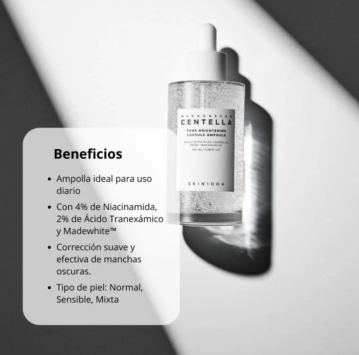 Ampolla Madagascar Centella Tone Brightening Capsule Ampoule (SKIN1004) 100 ml