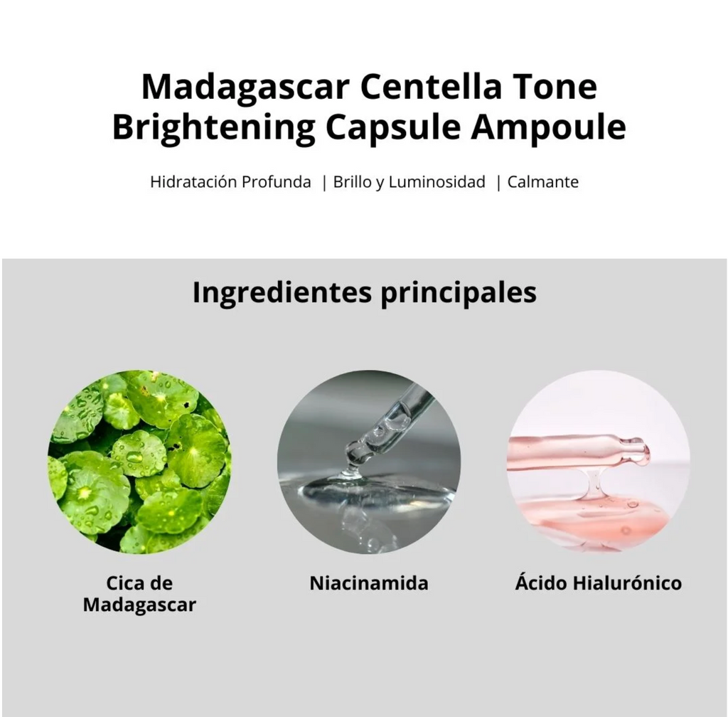 Ampolla Madagascar Centella Tone Brightening Capsule Ampoule (SKIN1004) 100 ml