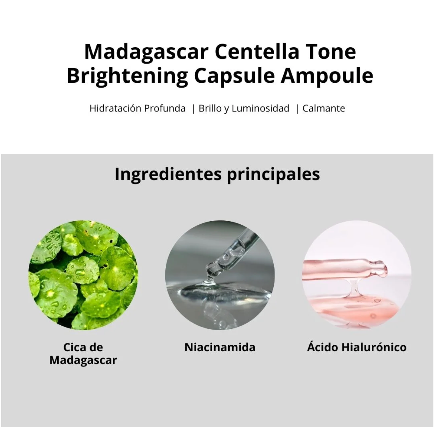 Ampolla Madagascar Centella Tone Brightening Capsule Ampoule (SKIN1004) 100 ml