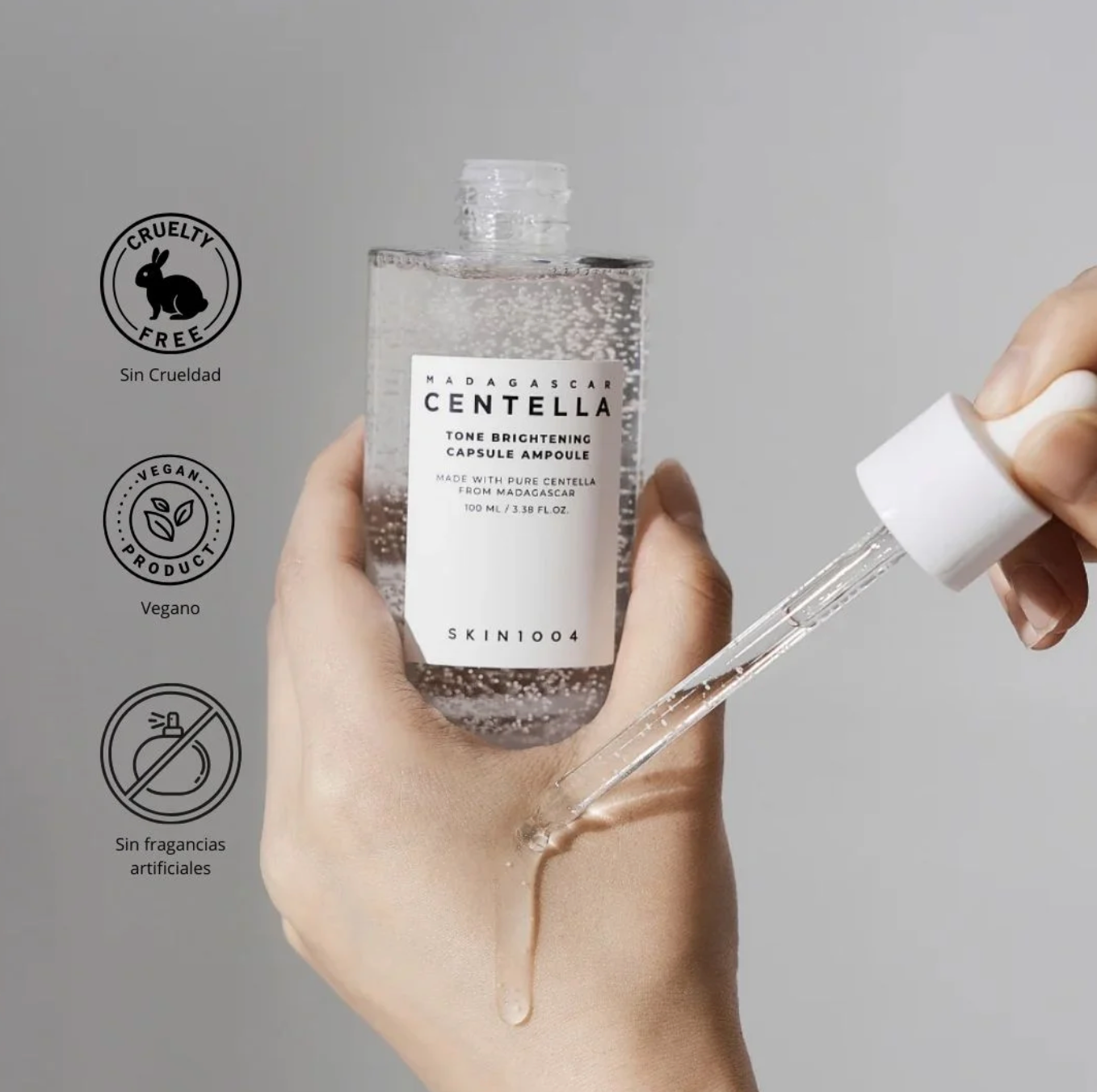 Ampolla Madagascar Centella Tone Brightening Capsule Ampoule (SKIN1004) 100 ml