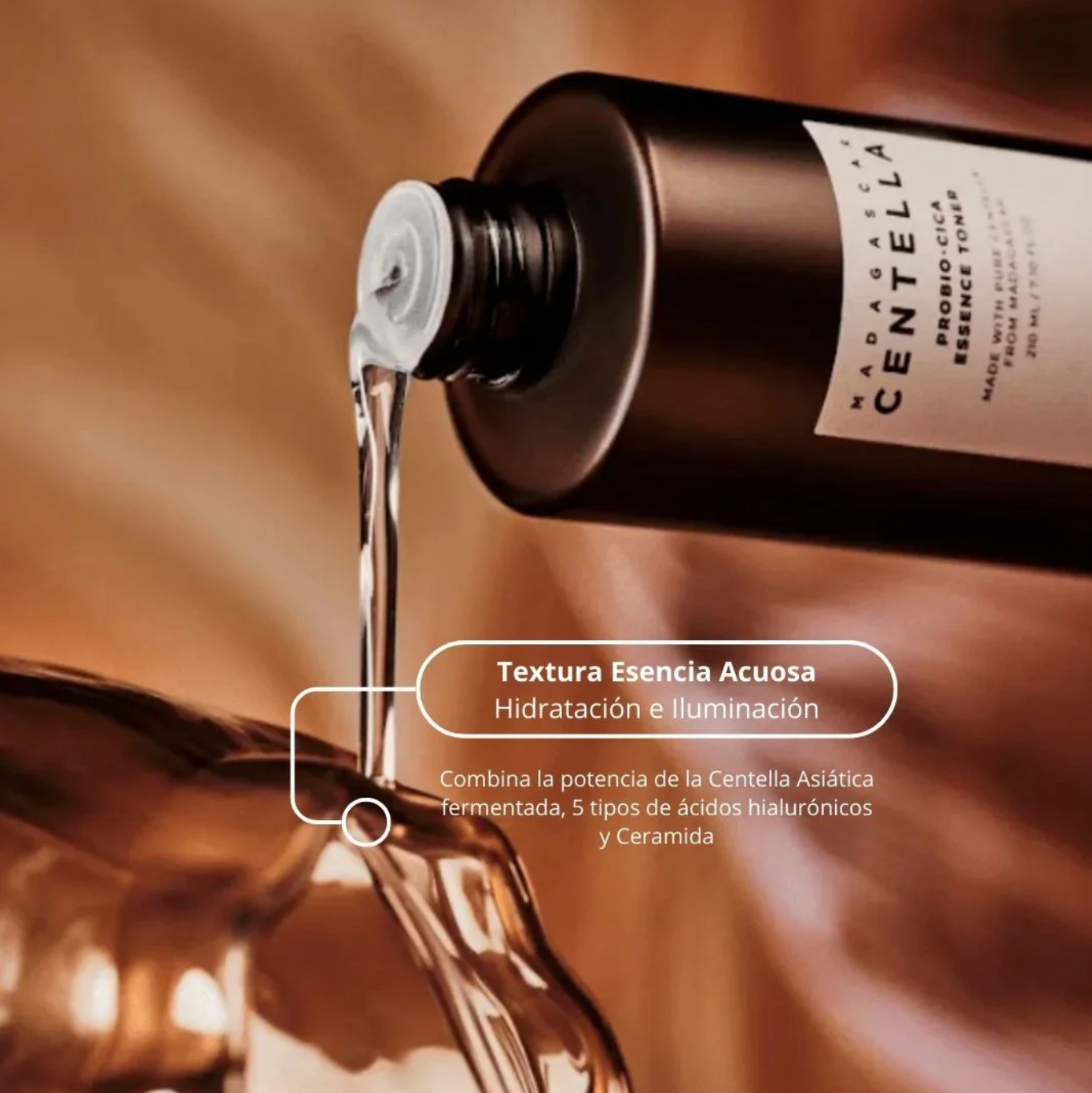 Madagascar Centella Probio-Cica Essence Toner (SKIN1004) - 210ml Tónico Centella Asiática + Probióticos