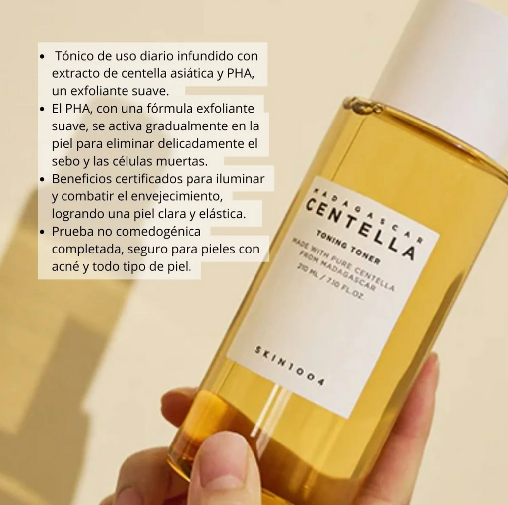 Madagascar Centella Toning Toner (SKIN1004) - 210 ml Tónico 84% Centella Asiática