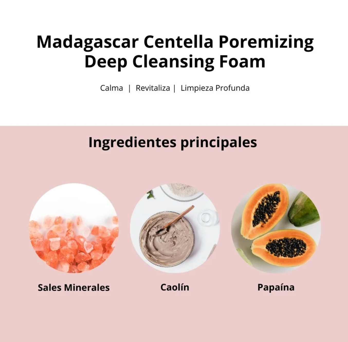 Espuma limpiadora Madagascar Centella Poremizing Deep Cleansing Foam (SKIN1004) - 125ml