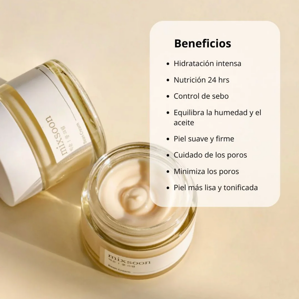Crema Hidratante - Mixsoon Bean cream 50 ml
