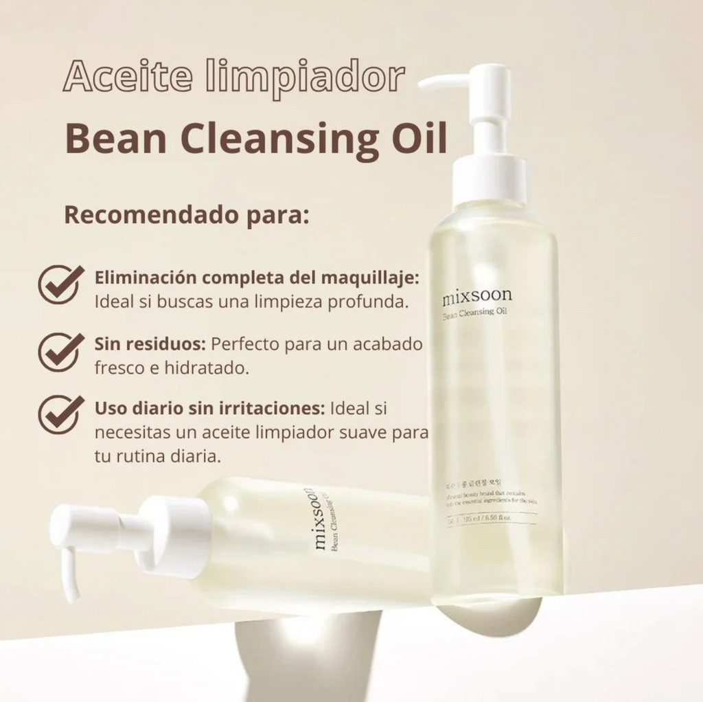 Limpiador Oleoso Mixsoon - Bean Cleansing Oil - 195 ml