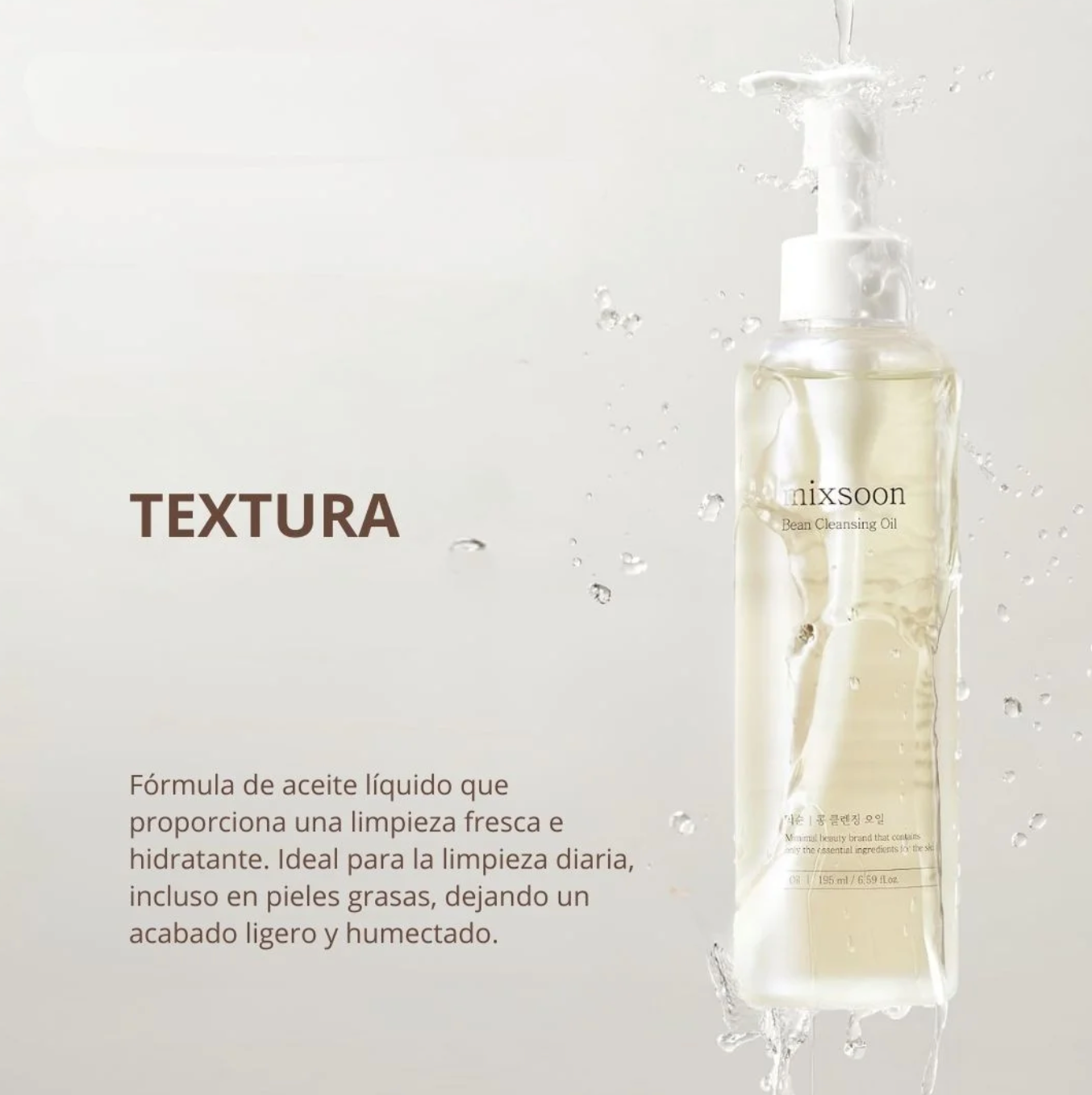 Limpiador Oleoso Mixsoon - Bean Cleansing Oil - 195 ml