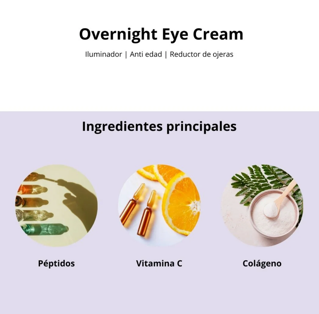 Contorno de Ojos - Overnight Eye Cream (#OOTD) - 25g