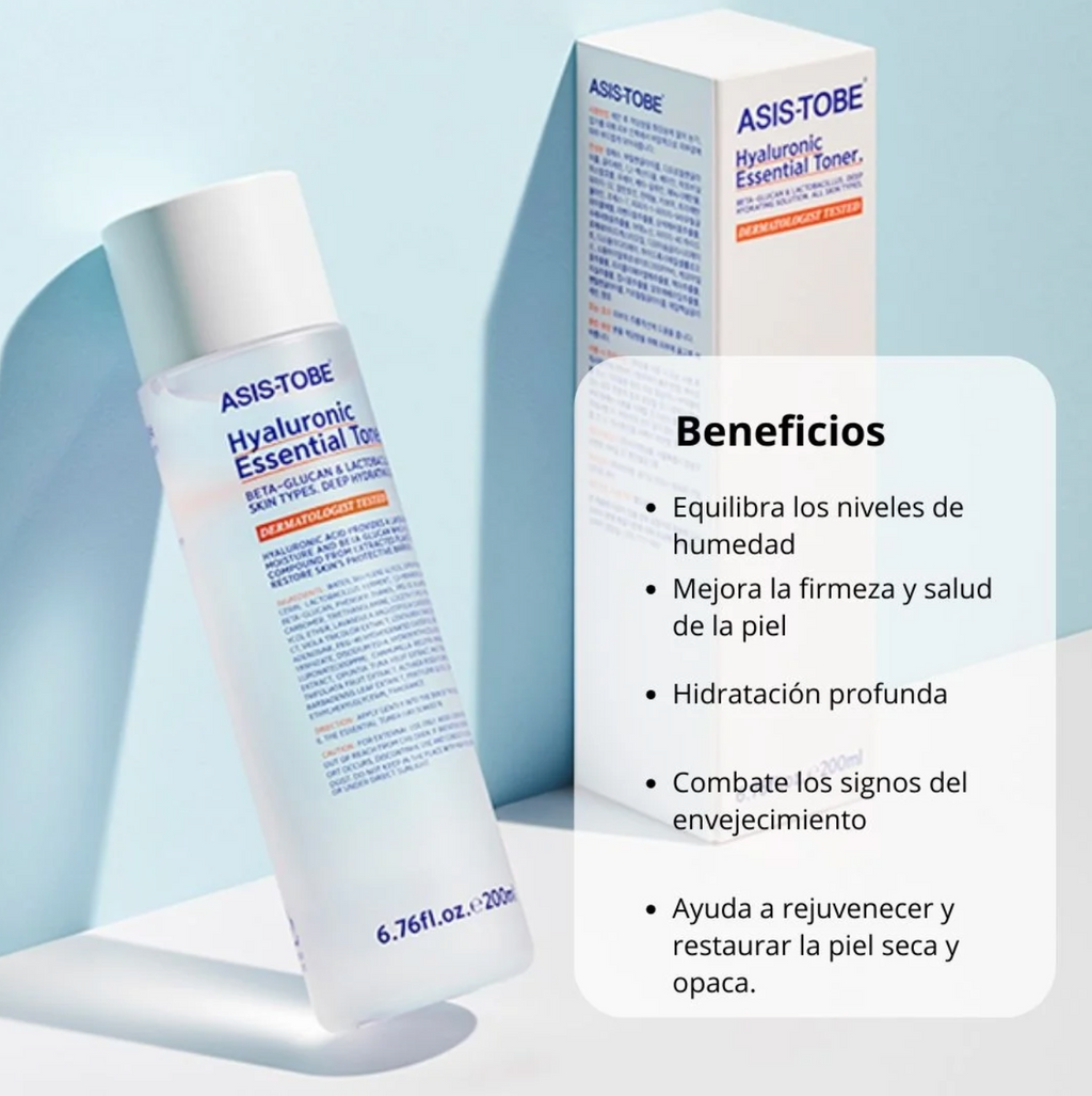 (Asis-tobe) Tónico Hyaluronic Essential Toner - 200 ml