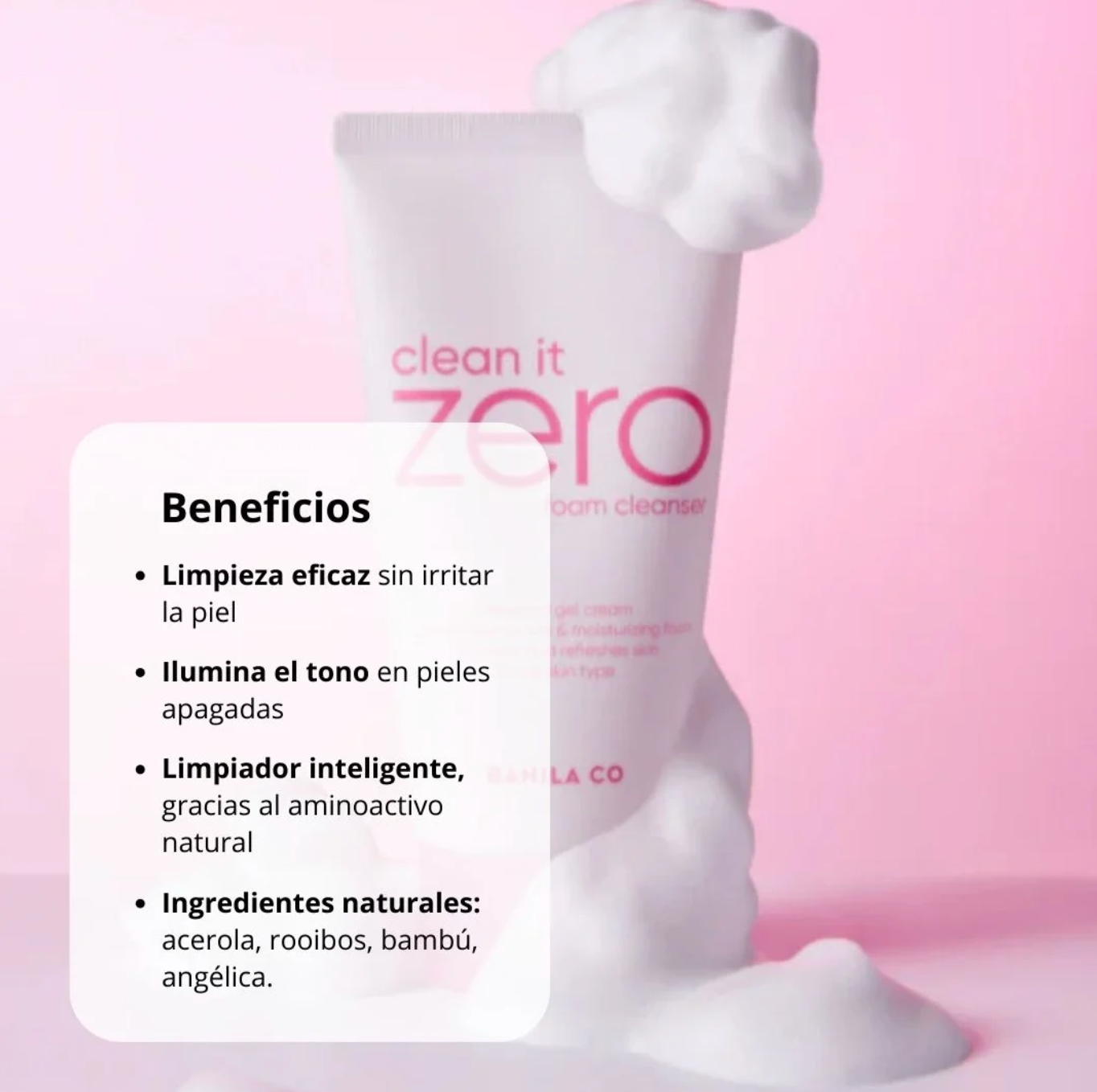 Limpiador espumoso (Banila Co) Clean it Zero - 150 ml