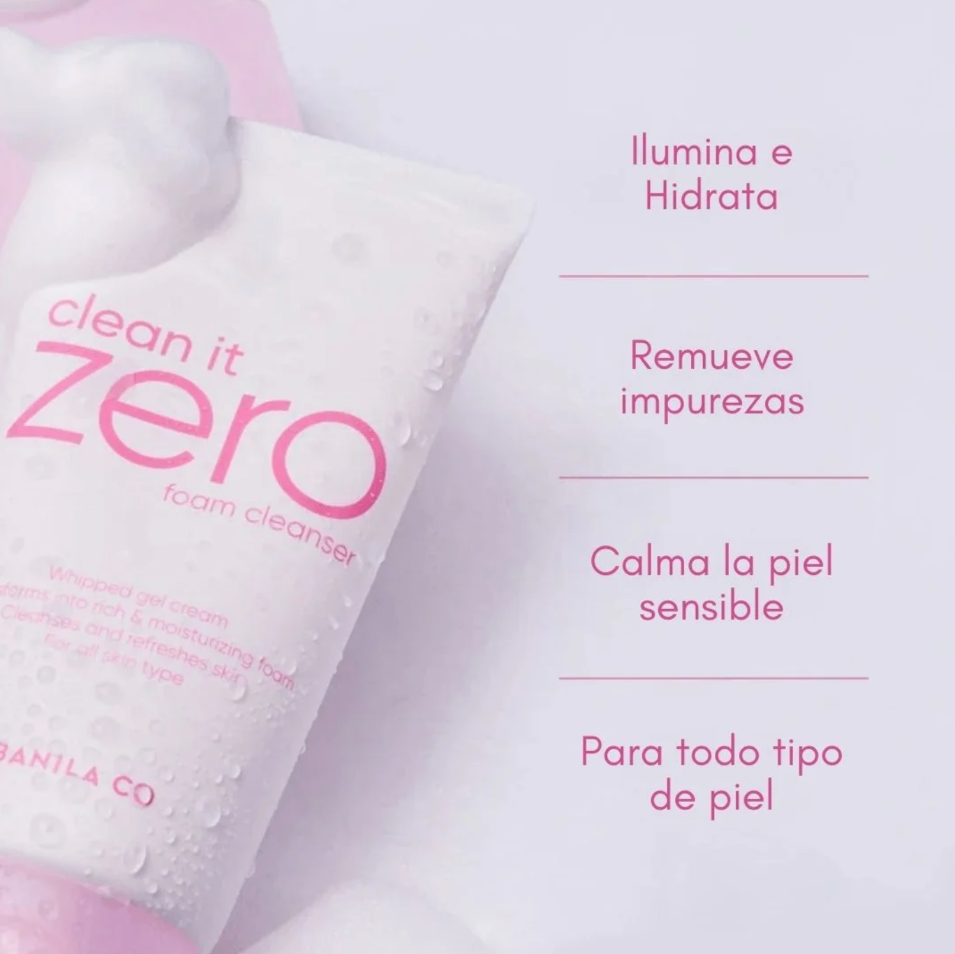 Limpiador espumoso (Banila Co) Clean it Zero - 150 ml