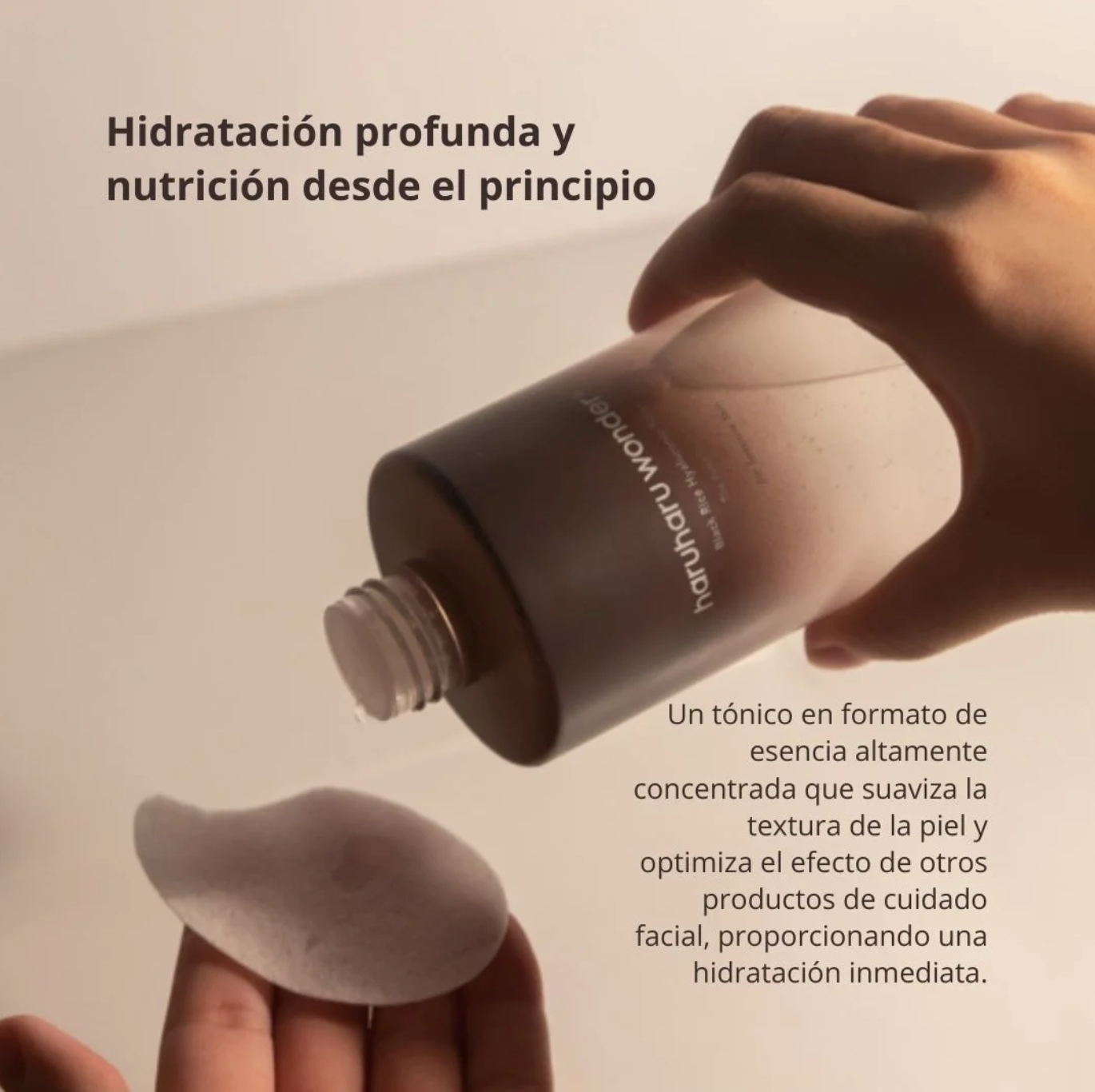 Tónico (Haruharu Wonder) “Black Rice Hyaluronic Toner Libre de Alcohol y Fragancia” - 150 ml